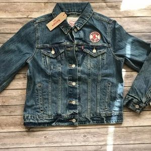 Boston Red Sox Women’s Levi’s Trucker Jean Jacket